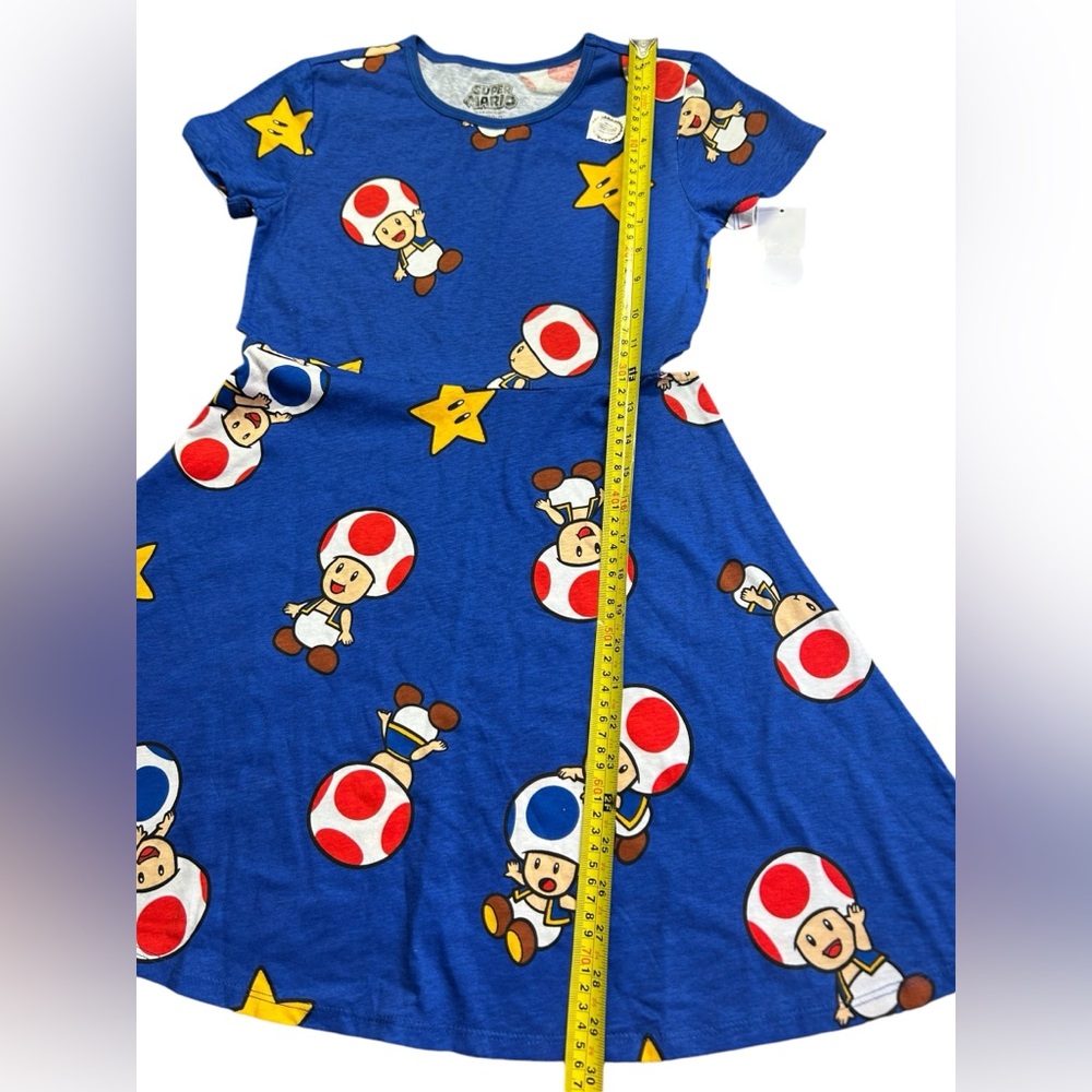 NINTENDO SUPER MARIO girls size Large character dress cosplay dress up dress NWT - Picture 6 of 6